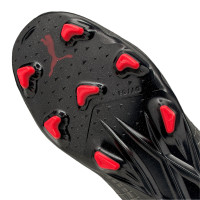 PUMA Ultra 1.3 Gazon Naturel Gazon Artificiel Chaussures de Foot (MG) Noir Rouge Gris Foncé