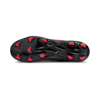 PUMA Ultra 1.3 Gazon Naturel Gazon Artificiel Chaussures de Foot (MG) Noir Rouge Gris Foncé
