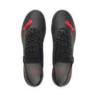 PUMA Ultra 1.3 Crampons Vissés Chaussures de Foot (MxSG) Noir Rouge Gris Foncé