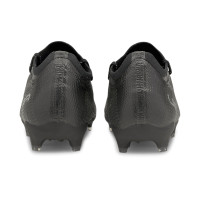 PUMA Ultra 2.3 Gazon Naturel Gazon Artificiel Chaussures de Foot (MG) Enfants Noir Argent Gris Foncé