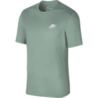 Nike Sportswear Club T-Shirt Vert Blanc