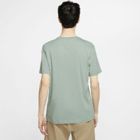 Nike Sportswear Club T-Shirt Vert Blanc