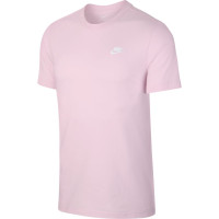 Nike Sportswear Club T-Shirt Rose Clair Blanc