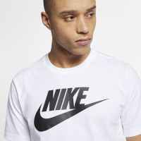 Nike NSW Icon Futura T-Shirt Blanc Noir