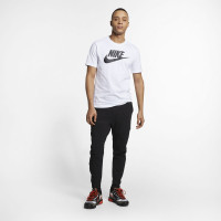 Nike NSW Icon Futura T-Shirt Wit Zwart