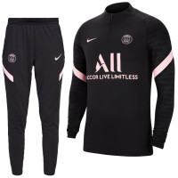 Nike Paris Saint Germain Strike Drill Survêtement 2021-2022 Enfants Noir Rose