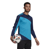 adidas Squadra 21 Keepersshirt Lange Mouwen Donkerblauw Lichtblauw