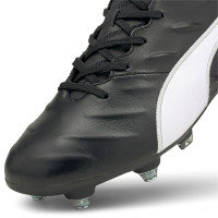 Chaussures de foot Puma King Pro 21 Iron-Nop (SG) Noir/blanc