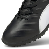 PUMA King Pro 21 Turf Chaussures de Foot (TT) Noir Blanc