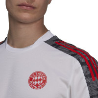 Adidas Bayern Munich Training Set Européen 2021-2022 Blanc Gris Foncé