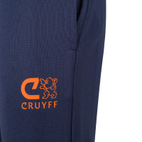 Cruyff Lotus Survêtement Enfants Bleu Foncé Orange