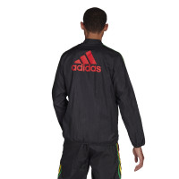 adidas Ajax Icon Woven Survêtement 2021-2022 Noir