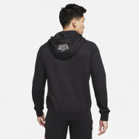 Nike F.C. Hoodie Full-Zip Zwart Wit