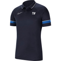 Nike Dri-Fit Academy 21 Polo Donkerblauw