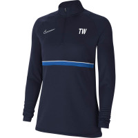 Pull Nike Dri-Fit Academy 21 pour femme en jersey bleu