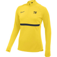 Nike Dri-Fit Academy 21 Trainingstrui Dames Geel