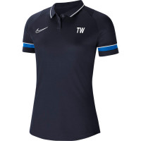 Polo Nike Dri-Fit Academy 21 pour Femmes Bleu foncé