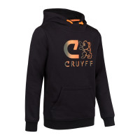Cruyff Do Sweat à Capuche Hoodie Enfants Noir Orange