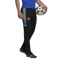 Pantalon de jogging européen Adidas Manchester United 2021-2022 noir