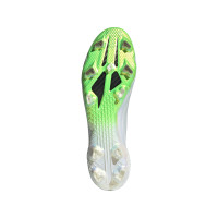adidas X Speedflow.1 Terrain sec Chaussures de Foot (FG) Mauve Blanc Vert