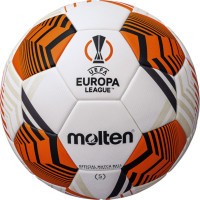 Molten Europa League Match Officiel Ballon Football Taille 5 Blanc Noir Orange