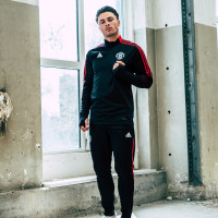 adidas Manchester United Drill Survêtement 2021-2022 Noir Rouge