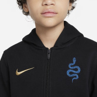 Nike Inter Milan GFA Fleece Survêtement 2021-2022 Enfants Noir Bleu