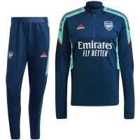adidas Arsenal Trainingspak 2021 2022 Donkerblauw Turquoise