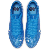 Nike Mercurial Superfly 7 PRO Gras Voetbalschoenen (FG) Blauw Wit Blauw