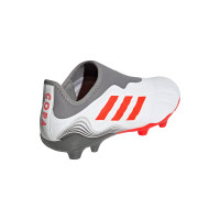 adidas Copa Sense.3 LL Gazon Naturel Chaussures de Foot (FG) Blanc Rouge Gris