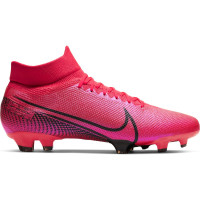 Nike Mercurial Superfly 7 Pro Gras Voetbalschoenen (FG) Roze Zwart