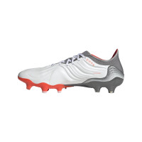 adidas Copa Sense.1 Gazon Naturel Chaussures de Foot (FG) Blanc Rouge