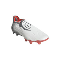 adidas Copa Sense+ Gazon Naturel Chaussures de Foot (FG) Blanc Rouge Gris