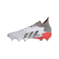 adidas Predator Freak.1 Ijzeren Nop Voetbalschoenen (SG) + Schroefnoppen Multi Wit Zwart