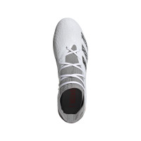 adidas Predator Freak.3 Gazon Naturel Chaussures de Foot (FG) Blanc Gris Rouge