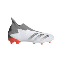 adidas Predator Freak.3 LL Gazon Naturel Chaussures de Foot (FG) Blanc Gris Rouge