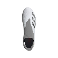 adidas Predator Freak.3 LL Gazon Naturel Chaussures de Foot (FG) Blanc Gris Rouge