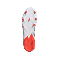adidas Predator Freak.3 LL Gazon Naturel Chaussures de Foot (FG) Blanc Gris Rouge