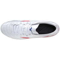Chaussures de Foot Mizuno Monarcida II Select Grass (FG) Blanc Rouge Bleu