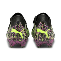 PUMA FUTURE 1.2 Gazon Naturel Gazon Artificiel Chaussures de Foot (MG) Mauve Noir Vert