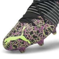 PUMA FUTURE 1.2 Gazon Naturel Gazon Artificiel Chaussures de Foot (MG) Mauve Noir Vert