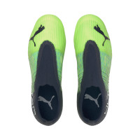 PUMA Ultra 3.3 Gazon Naturel Gazon Artificiel Chaussures de Foot LL (MG) Enfants Vert Bleu