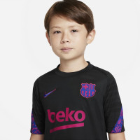 Nike FC Barcelona Strike Maillot d'Entraînement 2021-2022 Enfants Noir Rose Bleu