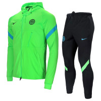 Nike Inter Milan Strike Trainingspak 2021-2022 Groen Zwart Blauw