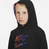 Nike KM Dri-Fit Trainingspak Kids Zwart Paars Oranje