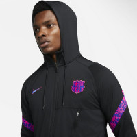 Nike FC Barcelone Strike Hoodie Survêtement 2021-2022 Noir Rose Bleu