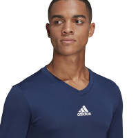 adidas Team Sous-Maillot Manches Longues Bleu Foncé