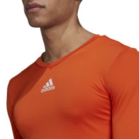 adidas Team Ondershirt Lange Mouwen Oranje