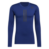 adidas TechFit Sous-Maillot Compression Manches Longues Blue