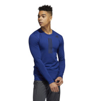 adidas TechFit Sous-Maillot Compression Manches Longues Blue
